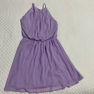 DNA Couture Purple Halter Sundress for Weddings
